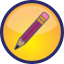 Write icon of a pencil.