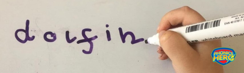 A child writing