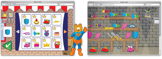 Image showing Phonics Hero child rewards shop.