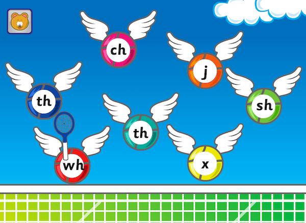 'lowercase letters in Phonics Hero