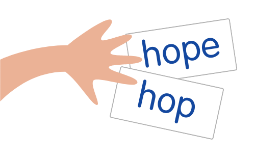 A hand smashed down for 'Snap' onto one card saying 