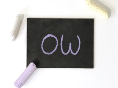 Vowel on chalkboard - Phonics Definition